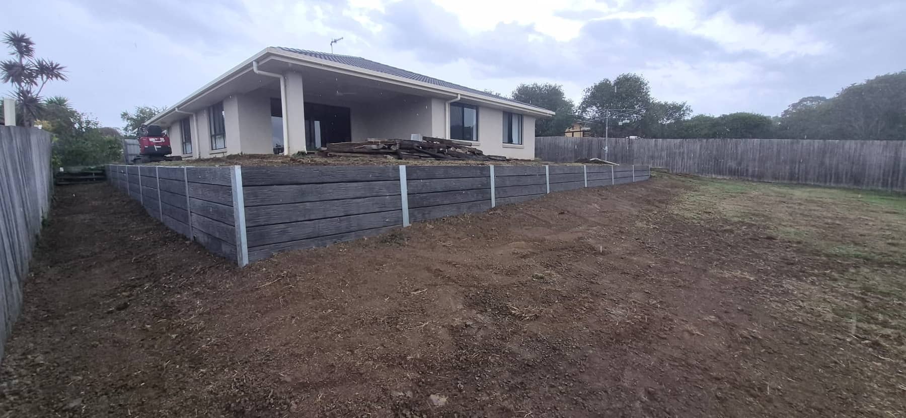 Knock down and rebuild of old timber walls, Dugandan