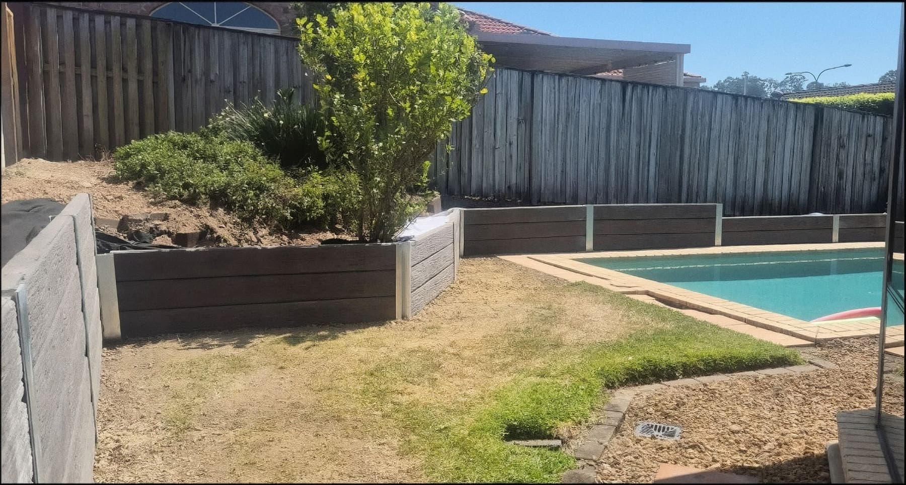 Knock down and rebuild around a pool, Pacific Pines